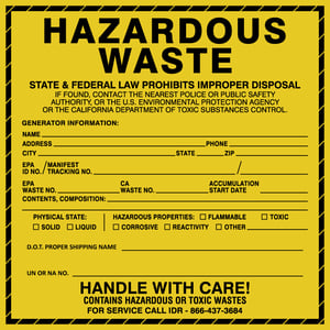 storing hazardous materials